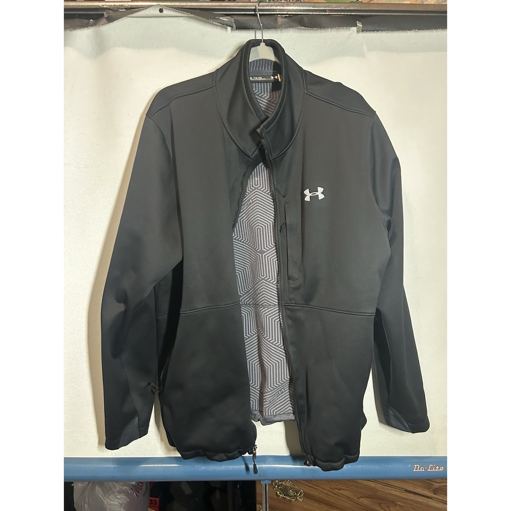 Men's XL Full Zip Jacket Black Infrared Cold Gear